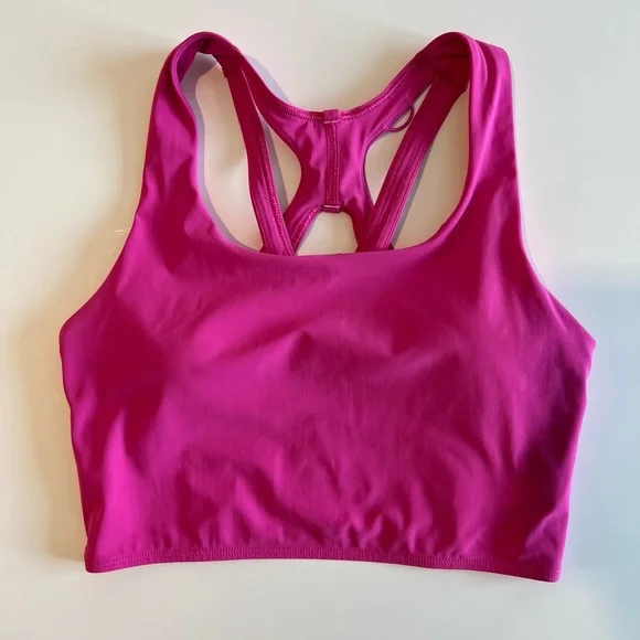 SIZE 6 Lululemon Stash It Bra *Medium Support, B/C Cup SONIC PINK
